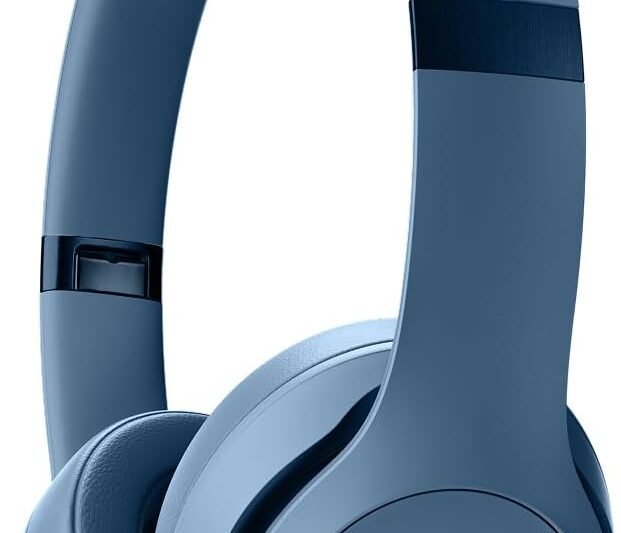 Beats Solo 4 – Wireless On-Ear Bluetooth Headphones, Up to 50-Hour Battery Life, Ultra-Lightweight Comfort, Powerful and Balanced Sound, Apple & Android Compatible – Slate Blue